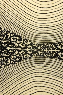 Danielle Black Beaded Tulle Panel0