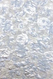 Silk Blend Metallic Cloqué0