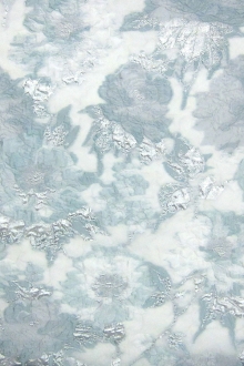 Silk Blend Metallic Fil Coupé Cloqué0