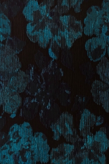 Metallic Matelassé Brocade with Faint Floral Jacquard Patterns0