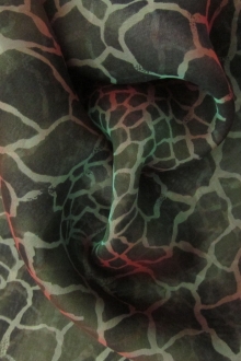 Iridescent Silk Chiffon Print2
