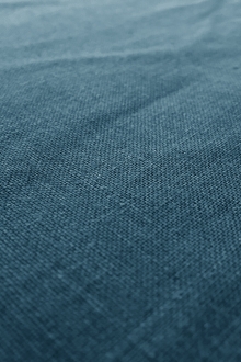 Belgian Sanforized Linen in Teal0