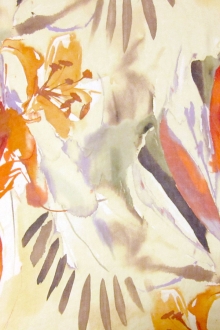 Printed Silk Chiffon0