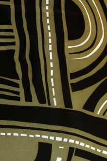 REDUCED Printed Silk Crepe de Chine1