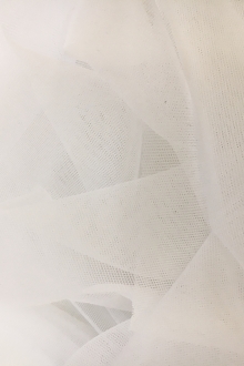 Italian Stretch Nylon Illusion in Avorio0