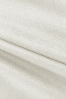 Stretch Suede with Scuba Backing in White0
