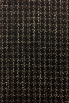 Italian Wool Bamboo Blend Novelty Suiting in Espresso 0