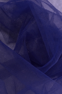 Italian Nylon Tulle in Blu Profondo0