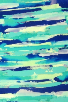 Printed Silk Couture Gazar0