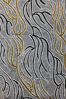 Australian Cotton Print With Aboriginal Motif 0