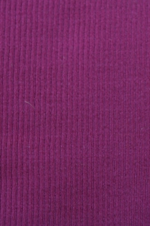 Virgin Wool Rib Knit in Magenta0