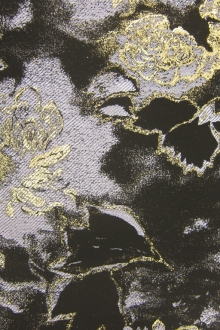 Stretch Metallic Jacquard0