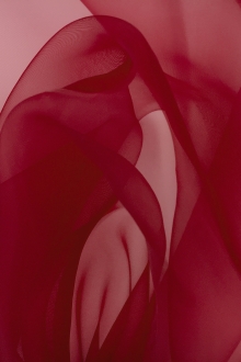 Japanese Polyester Extra Fine Organza in Red0