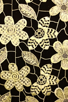 Metallic Guipure Lace0