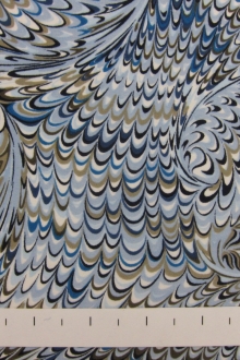 Printed Silk Double Geogette0