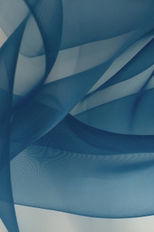 Japanese Polyester Extra Fine Organza in Peacock0