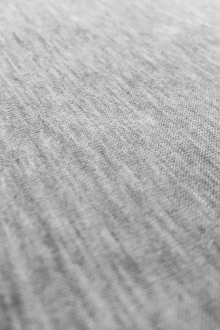 Italian Cotton Jersey in Heather Grey0