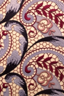 Metallic Guipure Lace0