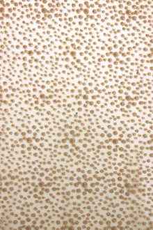 Metallic Flocked Tulle0