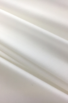 Cotton Blend Stretch Lightweight Sateen in White0