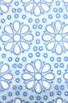 Embroidered Polyester Organza0