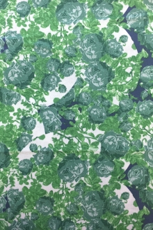 Cotton Broadcloth Floral Print0