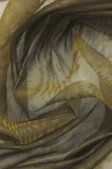  Iridescent Silk Blend Organza Moiré 0