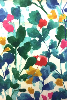 Cotton Twill Floral Print0