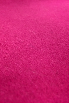Virgin Wool Coating in Fuchsia0