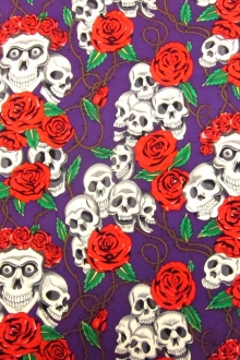 Printed Silk Charmeuse0