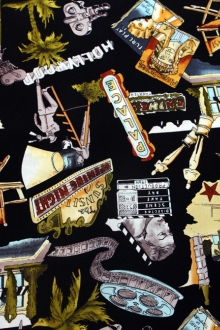 Printed Silk Crepe de Chine1