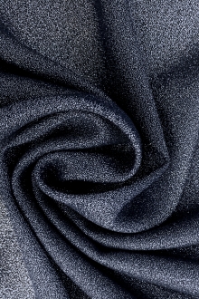 Lightweight Silk Blend Metallic Crepe0