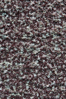 Sequins on Silk Chiffon0