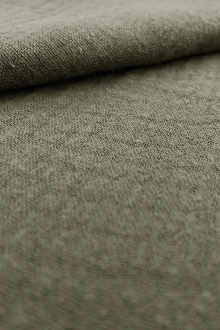 Cotton Crinkle Double Gauze in Army Green0