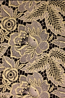 Metallic Guipure Lace0