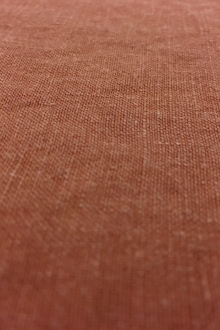 Stone Washed Linen in Paprika0
