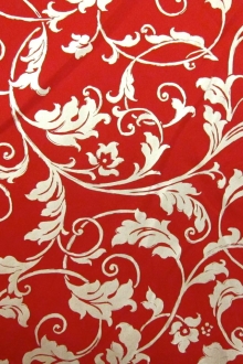 Metallic Printed Light Weight Silk Blend Zibeline0