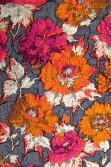 Silk Blend Metallic Fil Coupé Cloqué0