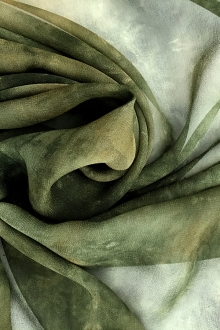 Tie Dye Silk Chiffon0