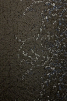 Metallic Silk Blend Lamé Organza Cloqué Panel0