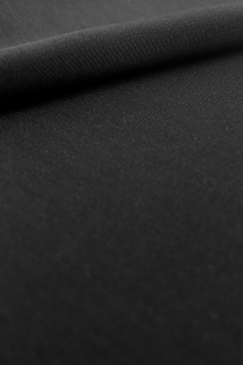 Polyester Powder Crepe De Chine in Black0