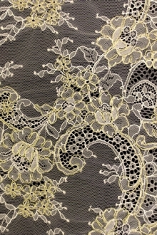 Metallic Alençon Lace0