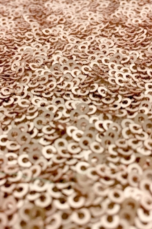 Mini Sequins on Stretch Tulle in Nude0