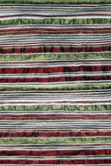 Silk Blend Stripe Organza0