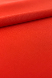 Polyester Powder Crepe De Chine in Vermilion 0