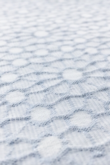 Metallic Acetate Blend Brocade in Baby Blue0