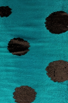 Silk Lurex Panné Velvet with Dots0