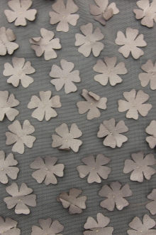Flowers Appliqué on Tulle0