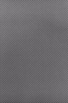 Cotton Broadcloth Petite Dot Print in Grey0