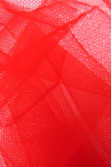 Italian Nylon Tulle in Rosso1